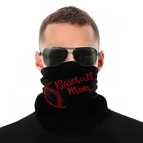 Baseball Mom Neck Gaiter Face Mask Cooling Breathable UV Shield Balaclava Bandanas Headband for Women Men