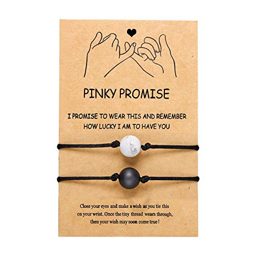 Couples Bracelets Matching Long Distance Relationships Friendship Gifts His and Hers Bracelet for Boyfriend and Girlfriend- Him and Her- Women Men- Bf Gf - 2 Best Friends