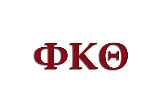 Officially Licensed Phi Kappa Theta 8" x 3" Window Decal - Merlot