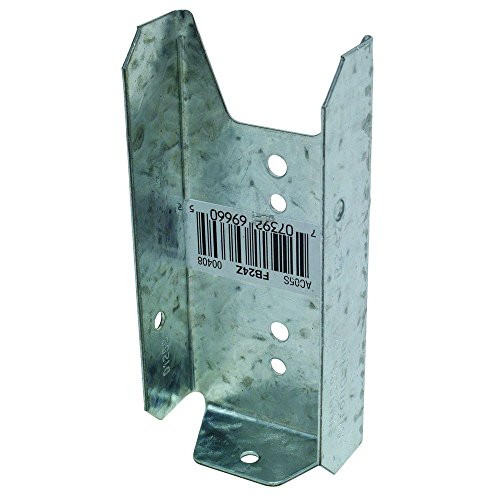 Simpson Strong Tie FBR24Z 2 4-inch Fence Bracket ZMAX- 1 Each