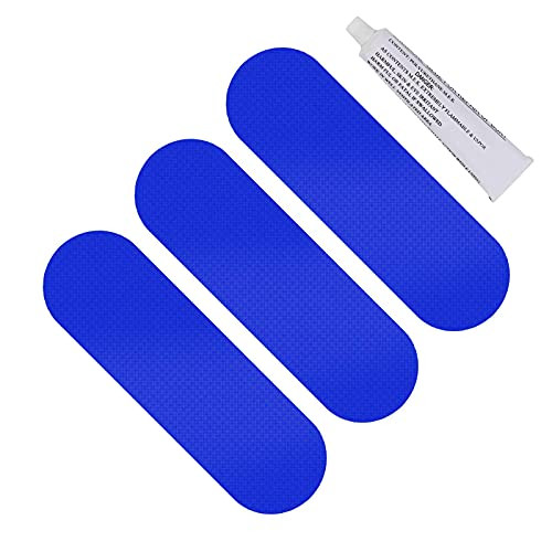 chengfang Self-Adhesive PVC Repair Patches- Pool Vinyl Repair Kit- Vinyl Pool Liner Patch Boat Repair Vinyl Rubbers- Inflatable Pool Repair Patch Kit- for Inflatable Boat Raft Kayak Canoe