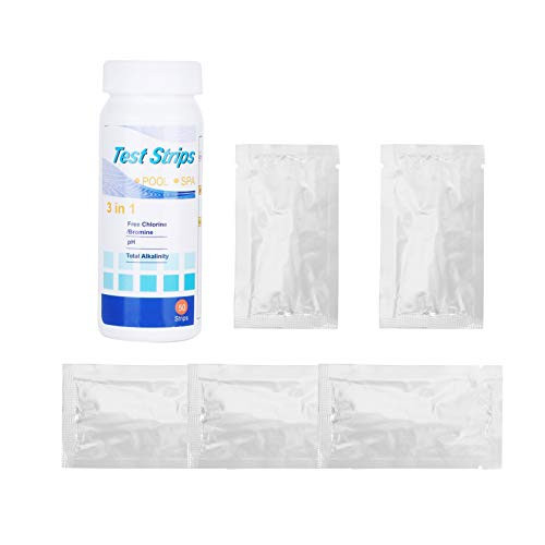 Strips-3in1 Water PH Test Paper Swimming Pool SPA Chlorine Test Strips Pool Cleaner Accessory
