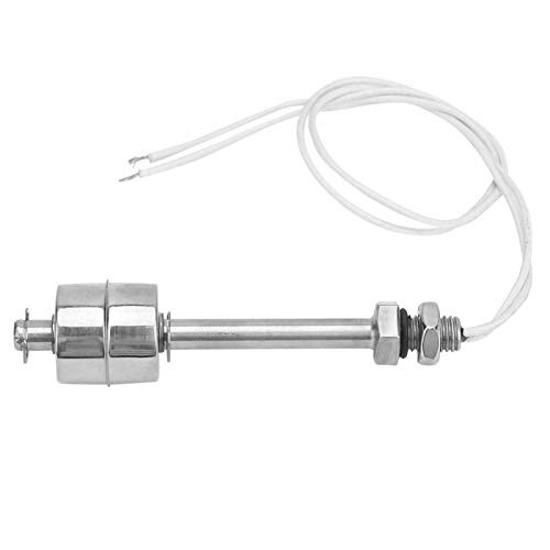 Boaby Liquid Level Sensor- 0~220V Stainless Steel Liquid Water Level Sensor Float Switch for Pool Can 100mm