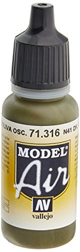 Vallejo N.41 Dark Olive Drab Paint