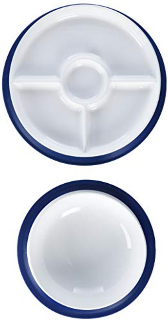 OXO Tot Stick  and  Stay Suction Divided Plate OXO Tot Stick  and  Stay Suction Divided Plate