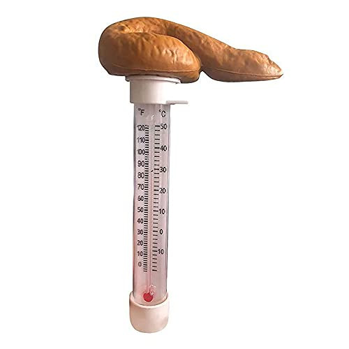 Swimming Pool Heater Thermometer Floating Poop Prank Water Thermometer for Spas Hot Tubs