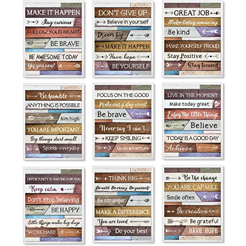 9 Pieces Inspirational Wall Art for Office Inspirational Motivational Poster Motivational Wall Art Motivational Quote Office Wall Art- Inspirational Quote Wall Decor for Bedroom Living Room- Unframed 9 Pieces Inspirational Wall Art for Office Inspirational Motivational Poster Motivational Wall Art Motivational Quote Office Wall Art- Inspirational Quote Wall Decor for Bedroom Living Room- Unframed