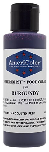 AmeriColor AmeriMist Burgundy Airbrush Food Color- 4.5 oz
