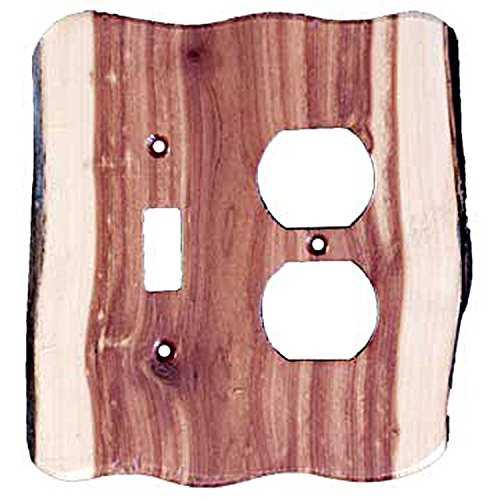 Sierra Lifestyles Rustic Switch Plate, Toggle/Duplex, Juniper