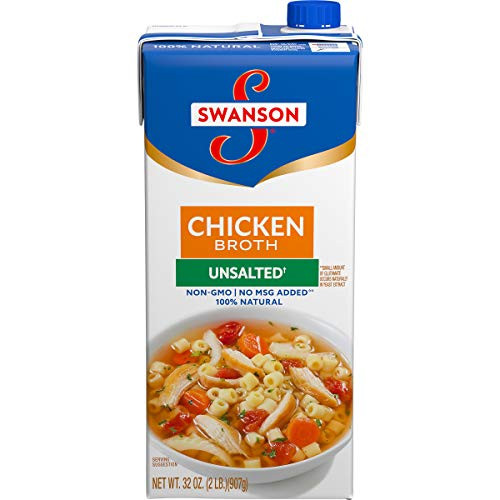 Swanson Unsalted Chicken Broth- 32 oz.
