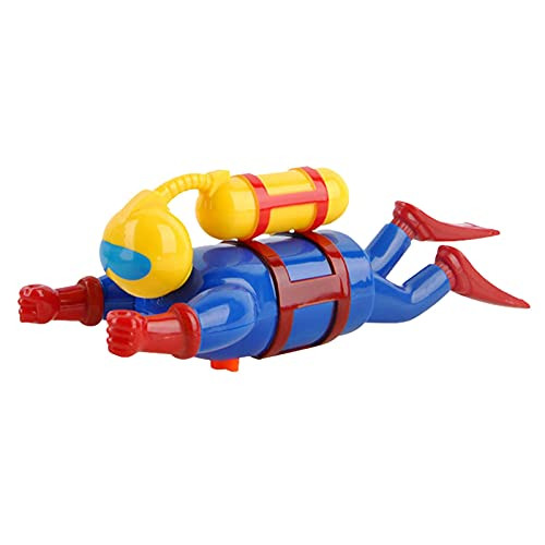 Inverlee Baby Bath Toy Wind Up Diver- Swimming Pool Toy- Self-Propelled-Travels up to 60 Feet- Dive and Retrieve Pool Toy -Diver-