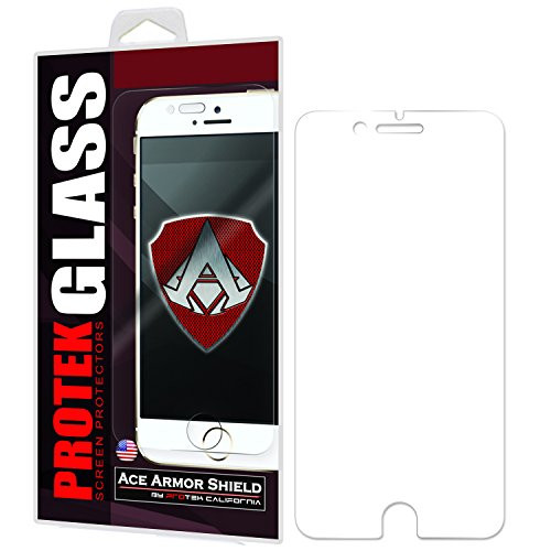 Ace Armor Shield Apple iPhone 7 -4.7"- Protek Tempered Glass Screen Protector with Free Lifetime Replacement Ace Armor Shield Apple iPhone 7 -4.7"- Protek Tempered Glass Screen Protector with Free Lifetime Replacement