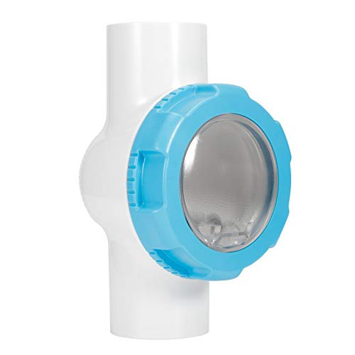 Jarchii Pool NonReturn Valve- Transparent and Visible Wide Application Abs Plus PVC Material Pool Check Valve- Corrosion Resistant Spa Accessories Pond