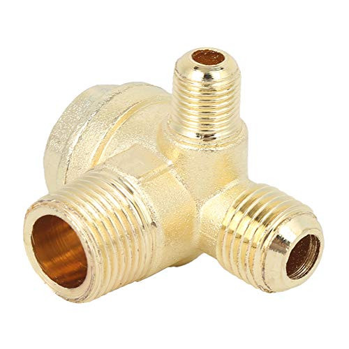 Tube Connector 90 Degree Air Return Valve Check Valve for Air Pump Compressor for Fluid System