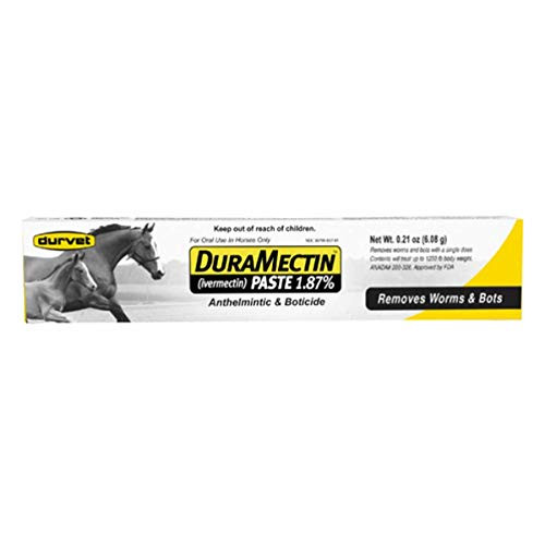 Duramectin Ivermectin Paste 1.87 percent for Horses- 0.21 oz