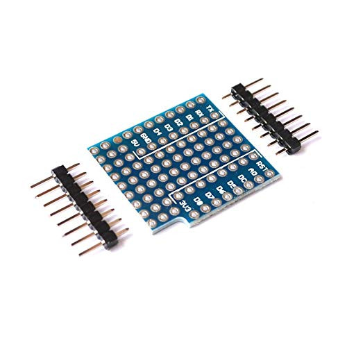 ProtoBoard Shield for D1 Mini Double Sided perf Board Compatible