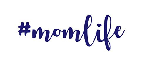 Momlife Vinyl Sticker Decals for Car Bumper Window Laptop Tablet Phone -4" x 1.4"- Purple- Momlife Vinyl Sticker Decals for Car Bumper Window Laptop Tablet Phone -4" x 1.4"- Purple-