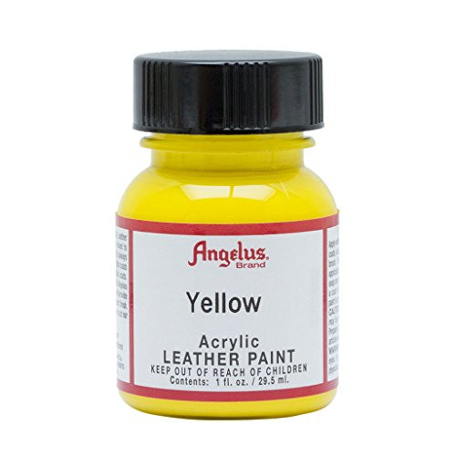 Angelus Acrylic Leather Paint- 1oz -Yellow-