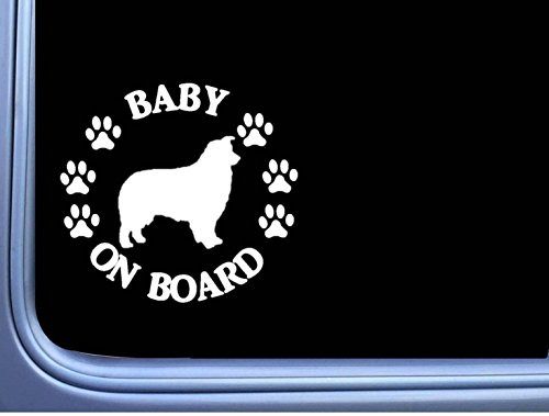 EZ-STIK Baby on Board Aussie L518 6" Sticker Dog Decal EZ-STIK Baby on Board Aussie L518 6" Sticker Dog Decal