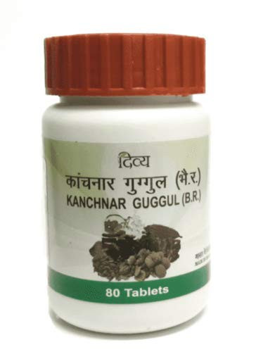 Patanjali Divya Kanchnar Guggul 80 Tablets -Pack of 2-
