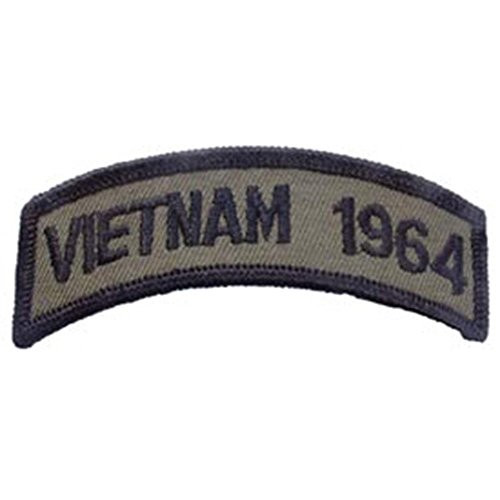 EagleEmblems PM0825 Patch-Vietnam-Tab-1964 -Subdued- -3.5''-