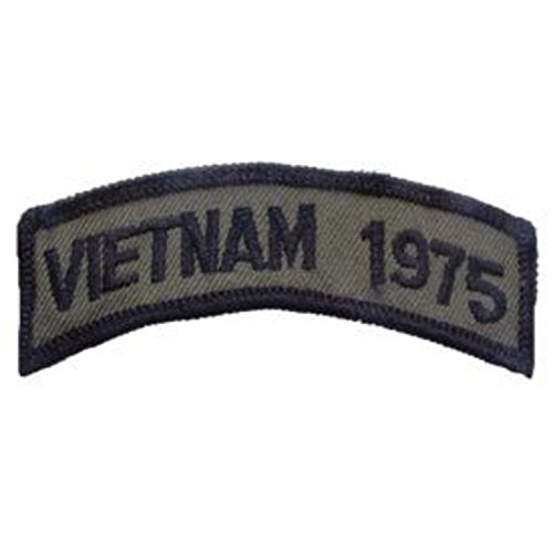 EagleEmblems PM0835 Patch-Vietnam-Tab-1975 -Subdued- -3.5''-