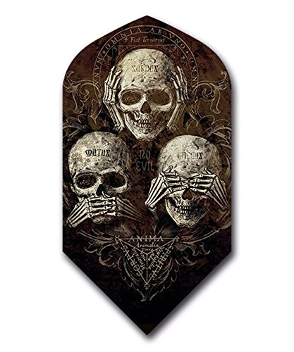 US Darts 2 Set -6 Flights- Alchemy Fear NO Evil Slim Dart Flights
