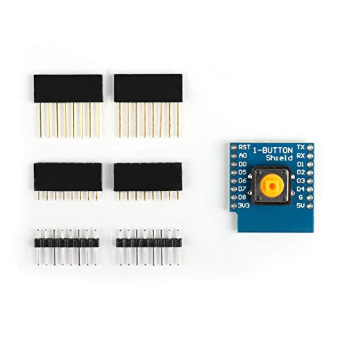Button Shield for D1 Mini ESP8266 WiFi WeMos Module IoT Wireless Control by Envistia Mall