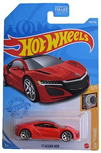 DieCast Hotwheels '17 Acura NSX- Turbo 5/5 -red- 148/250