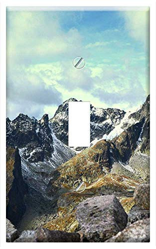 Switch Plate Single Toggle - Tatry Mountains Shields Slovakia Rocks Tourism