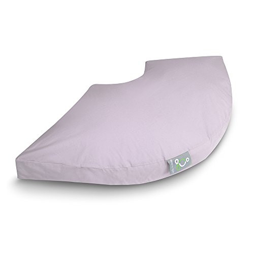Sleep Yoga PC-SY06_LVD_TW 2-Pack Cover Case Side Sleeper Pillow (Lavender), Standard
