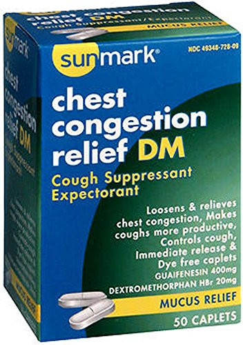 Sunmark Chest Congestion Relief Dm- 50 tabs