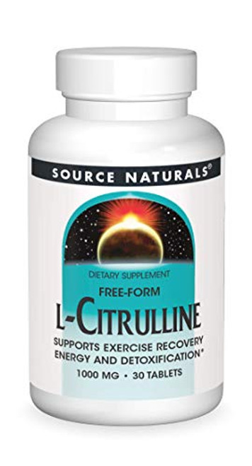 SOURCE NATURALS L-Citrulline 1000 Mg Tablet- 30 Count SOURCE NATURALS L-Citrulline 1000 Mg Tablet- 30 Count