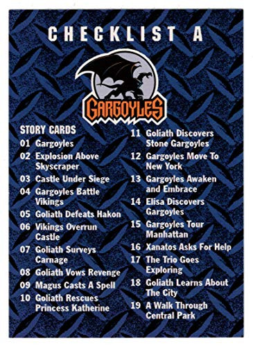 Checklist A - Gargoyles Collector Cards -Trading Card-  89 - Skybox 1995 MT