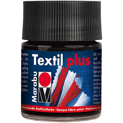 Marabu Textil Plus Paint Black 50 ML