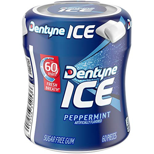 Dentyne Ice Peppermint Sugar Free Gum- 1 bottle 60 pieces