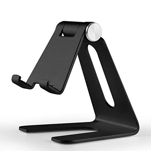 Joocyee Aluminum Adjustable Angle Cell Phone Tablet Stand Holder Cradle for Smartphone-Creative Adjustment Aluminum Alloy Mobile Phone Holder-Aluminium Alloy