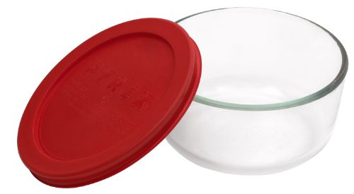Pyrex Simply Store Meal Prep Glass Food Storage Container -2-Cup- BPA Free Lid- Oven Safe-