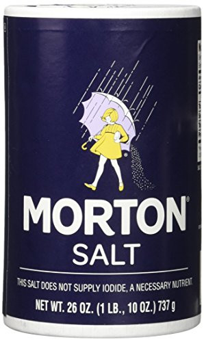 Morton Salt Regular Salt- 26 Oz- Pack of 2