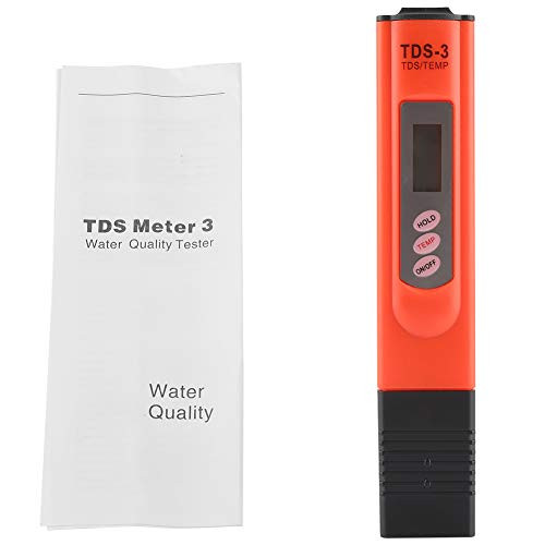 Digital Water TDS Meter-TDS ppm Conductivity Meter-Accuracy Water Quality Tester for Household Drinking- Pool and Aquarium Water PH Tester