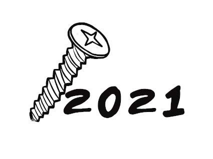 Check Custom Design Screw 2021 Decal