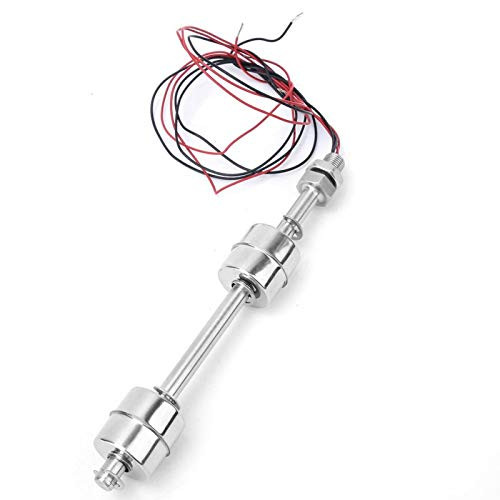 Alianthy Water Level Sensor - Stainless Steel Double Ball Float Switch Water Level Controller Sensor Switch for Tank Pool-150mm-