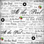 At the Pool Live For 34845 12 Inch x 12 Inch Scrapbook Paper - 1 Sheet