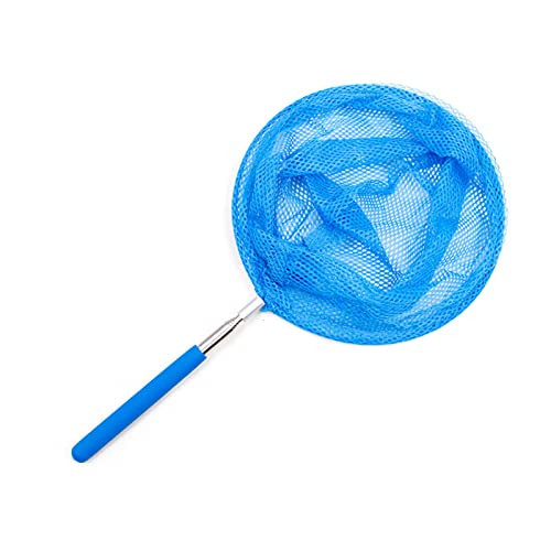 Pool Skimmer Net with 17-41 inch Telescopic Pole Leaf Skimmer Mesh Rake Net for Spa Pond Swimming Pool- Pool Cleaner Supplies and Accessories-Clean Spas- Ponds- Kids Pools- Above-Ground  and  Inground -B-