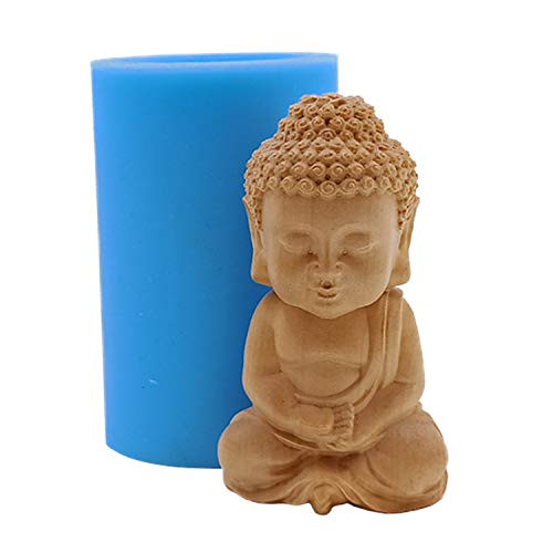 Buddha Design Silicone Candle Mold Silicone Mould for Candle Making Decorating Chocolate Molds Resin Crafts Gypsum Silicone Molds