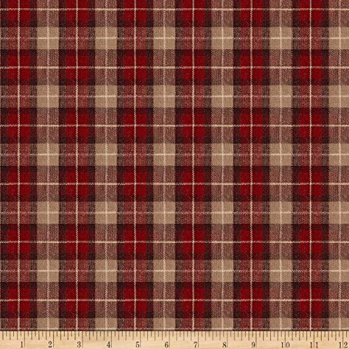Michael Miller Fabrics Michael Miller Lumber Checks Fabric- Spice