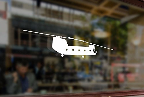 25 Centimeters Helicopter CH-47 Vinyl Stickers Funny Decals Bumper Car Auto Computer Laptop Wall Window Glass Skateboard Snowboard