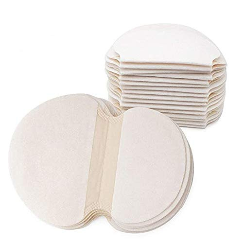 Justfund 100 Pack Underarm Sweat Pads Armpit Antiperspirant Sticker Fight Hyperhidrosis for Men and Women Underarm Armpit Sweat Pads Shield Dress Shields Sweat Guard