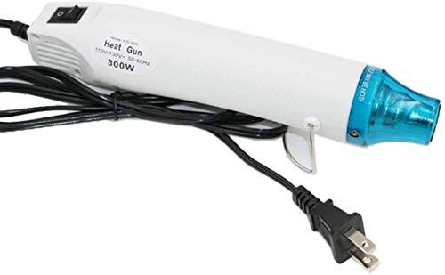 Mini Heat Gun- 300W Electric Mini Hot Air Gun for Heat Shrink Tubing Drying Paint DIY Embossing Shrink Wrapping
