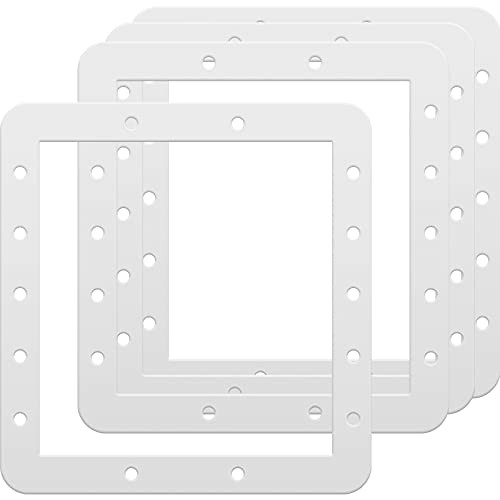 Chuangdi 4 Pieces Butterfly Gasket Replacement Pool Gasket Skimmers Accessories Swimming Skimmer Gasket Set for Automatic Skimmers Standard Swimming Pool Front Skimmer- 18 x 18.5 Inches